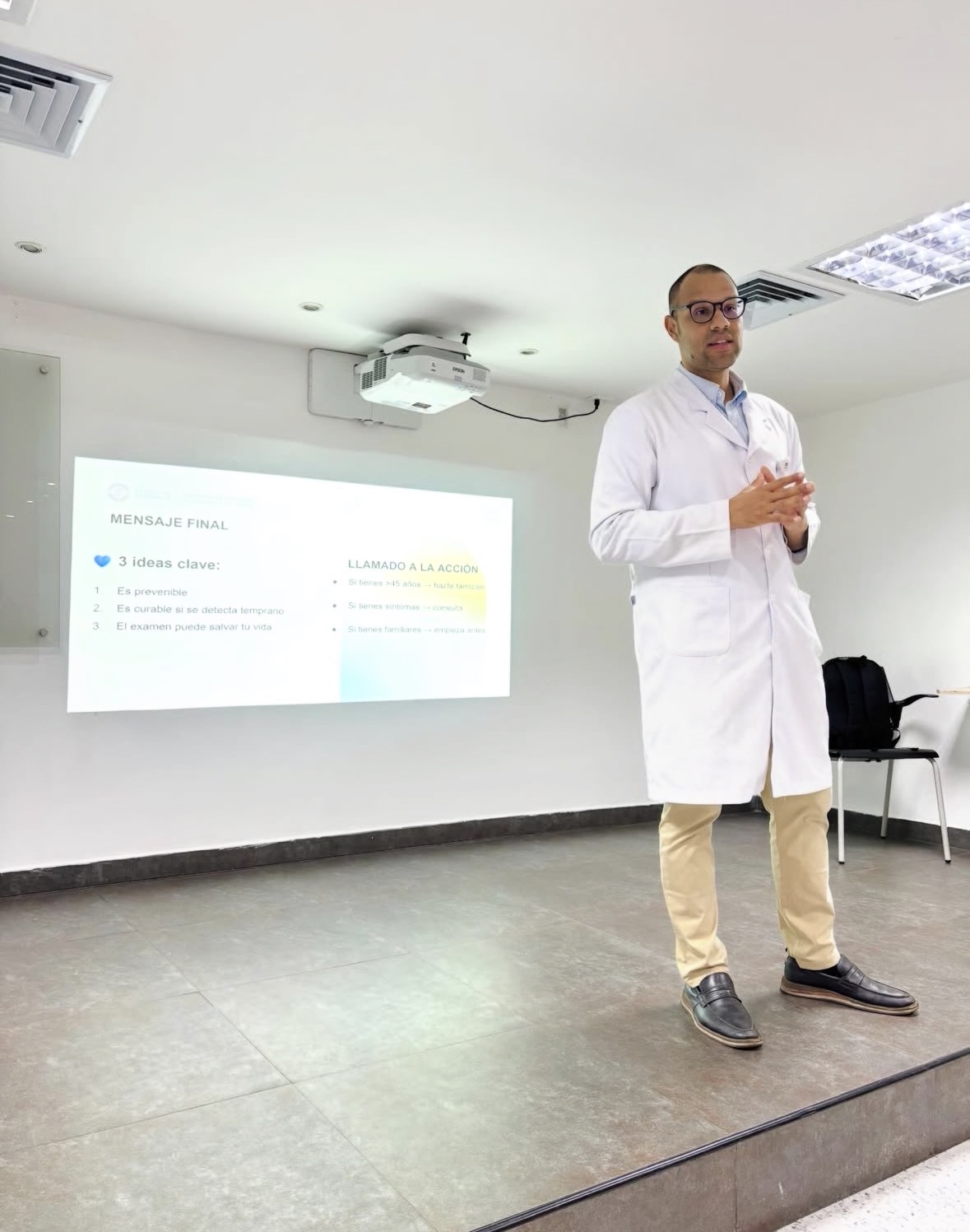 Charla educativa — Prevención del cáncer colorrectal